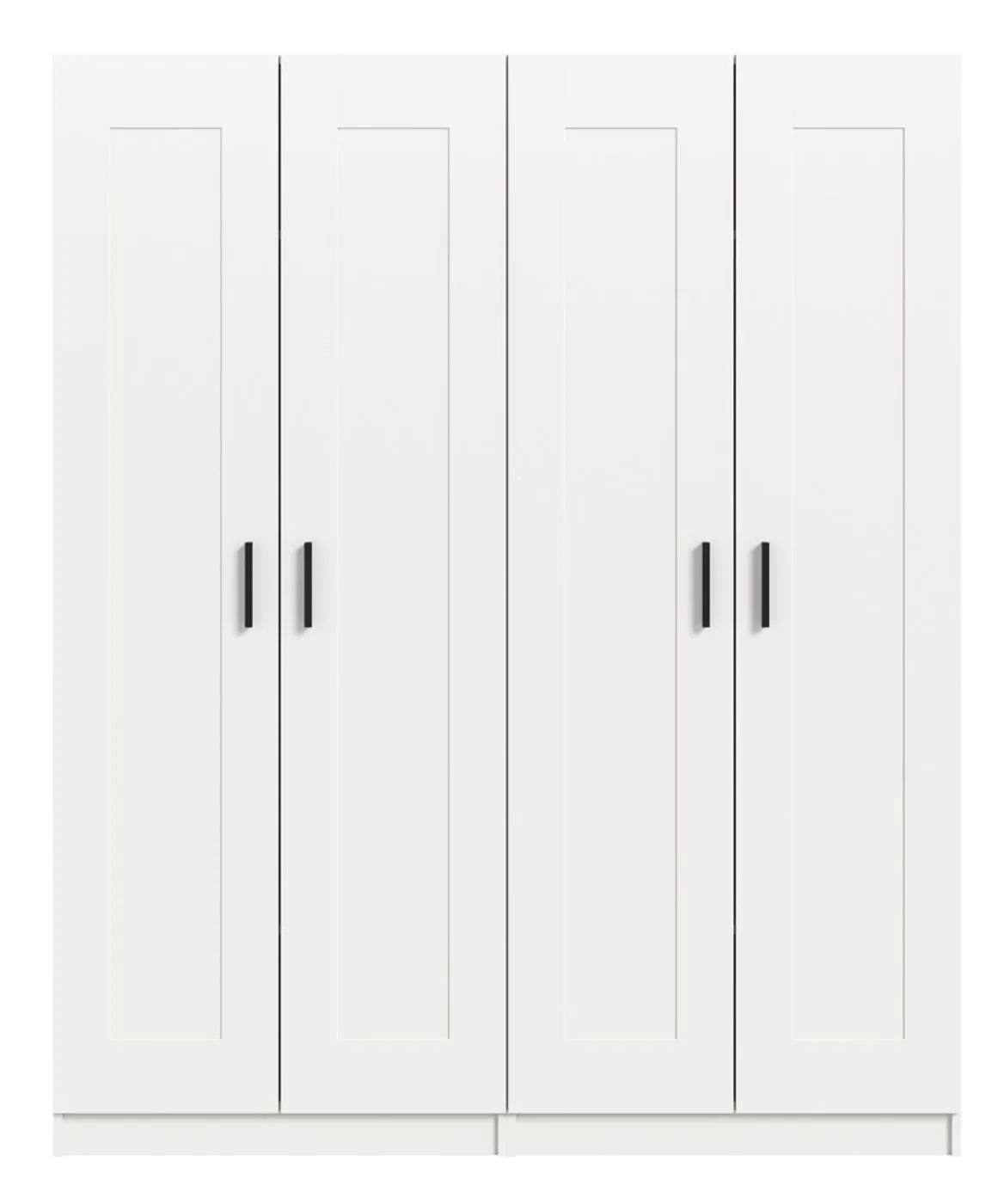 Garderobenschrank Kleiderschrank Visby | 2-teilig | weiß