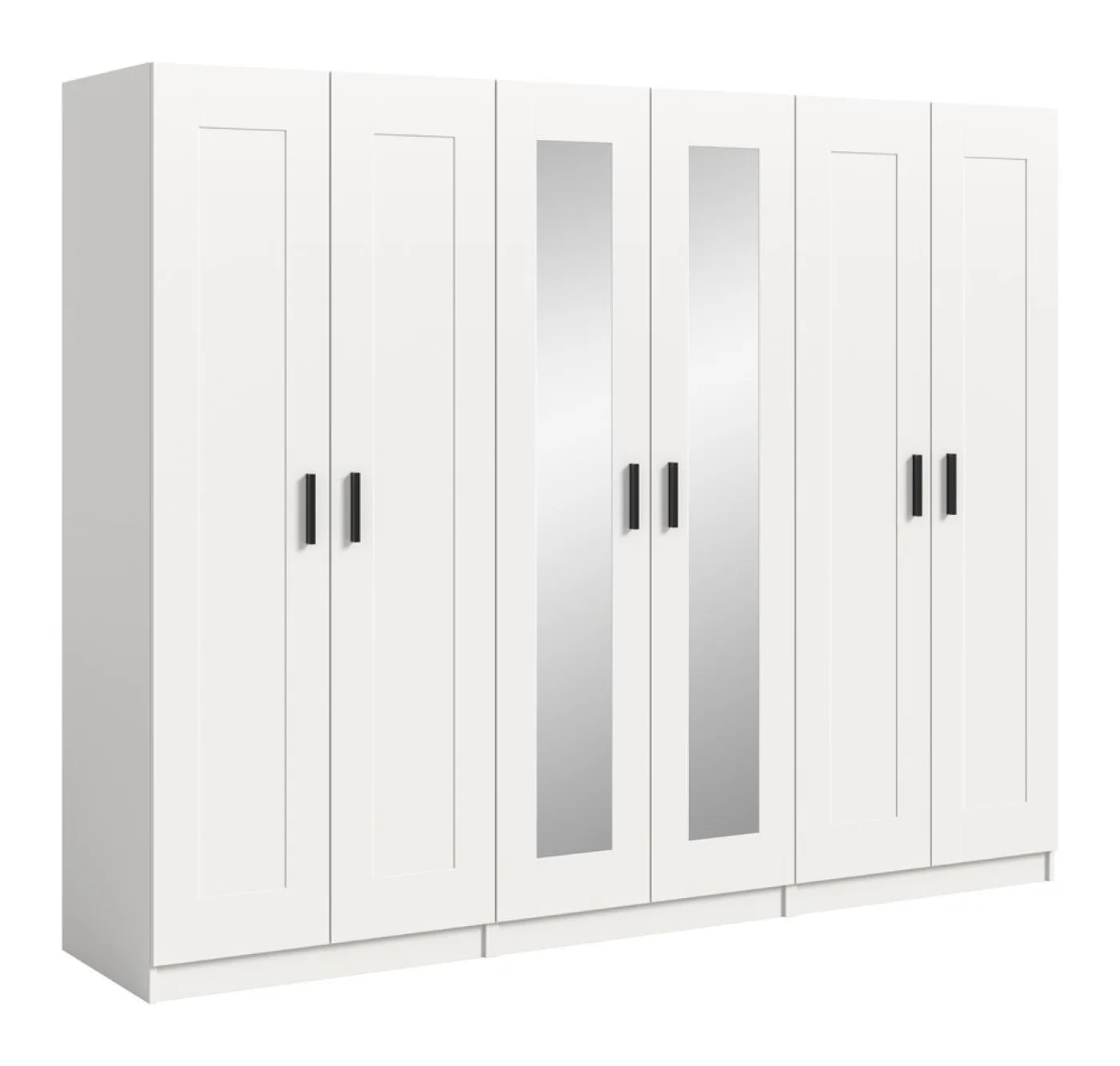 Garderobenschrank Kleiderschrank Visby | 3-teilig | weiß