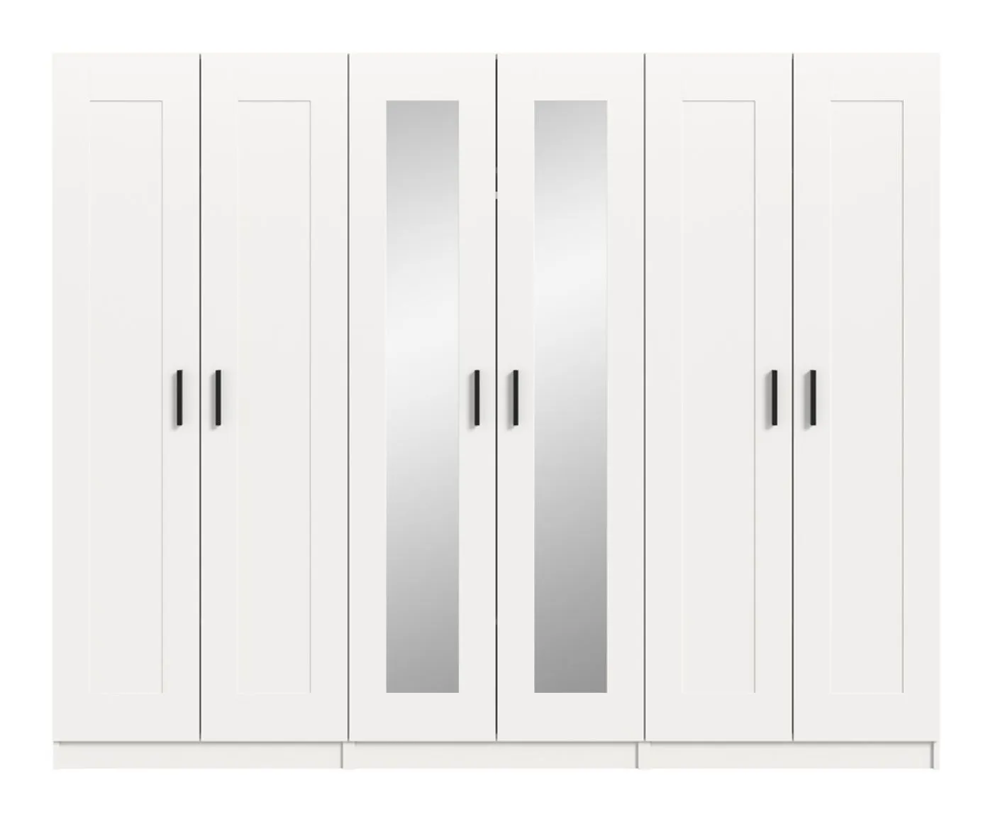 Garderobenschrank Kleiderschrank Visby | 3-teilig | weiß