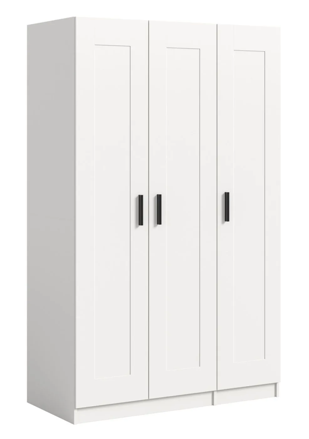 Garderobenschrank Kleiderschrank Visby | 3-türig | weiß