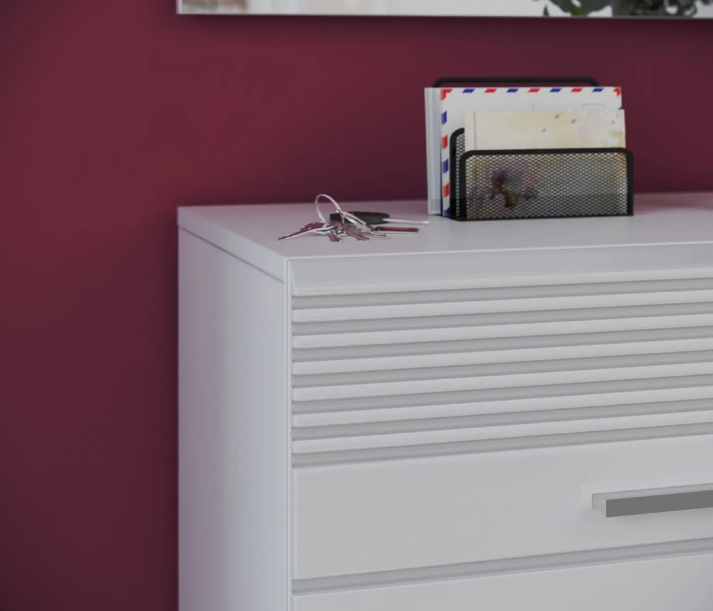 Garderobenschrank Linus | weiß Hochglanz