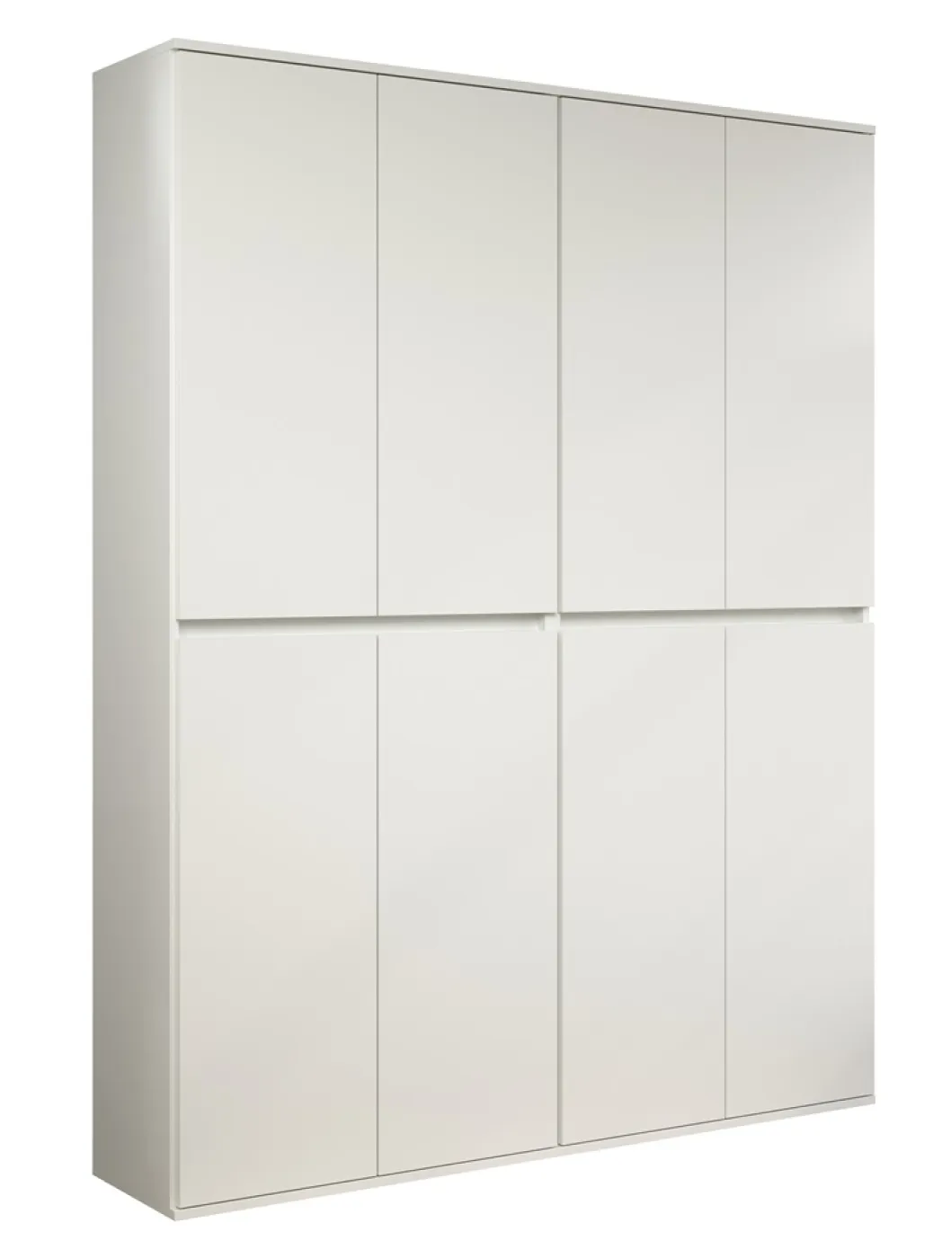 Garderobenschrank Nevada | weiß | 148 x 191 x 34 cm