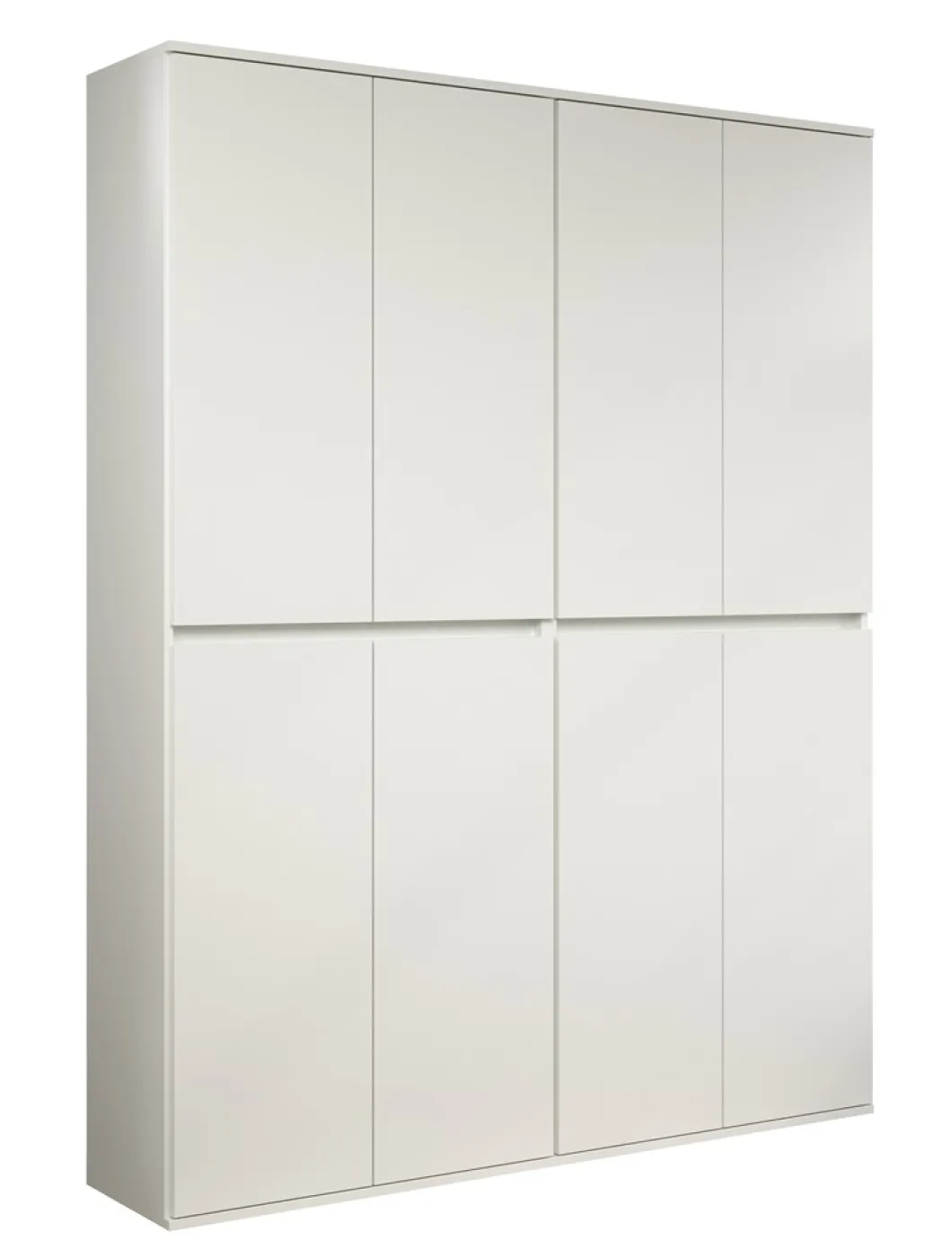 Garderobenschrank Nevada | weiß | 148 x 191 x 34 cm