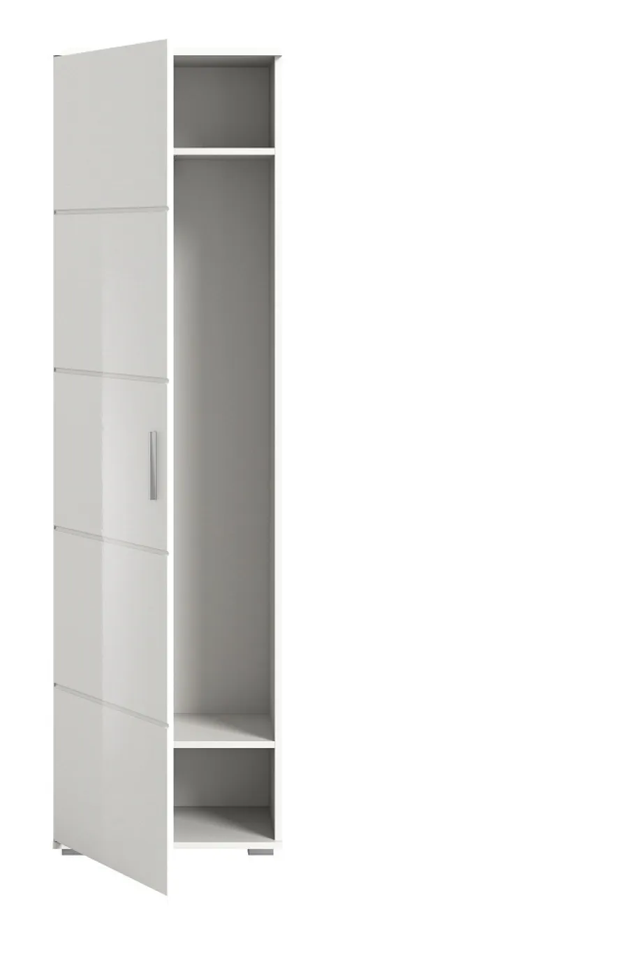 Garderobenschrank Prego | weiß Hochglanz