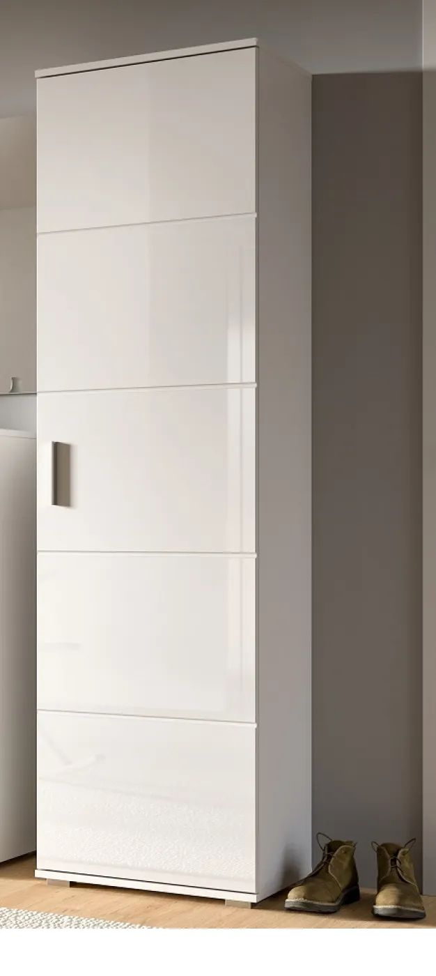 Garderobenschrank Prego | weiß Hochglanz