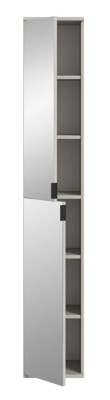 Garderobenschrank Projekt X | Kaschmir | Spiegeltüren