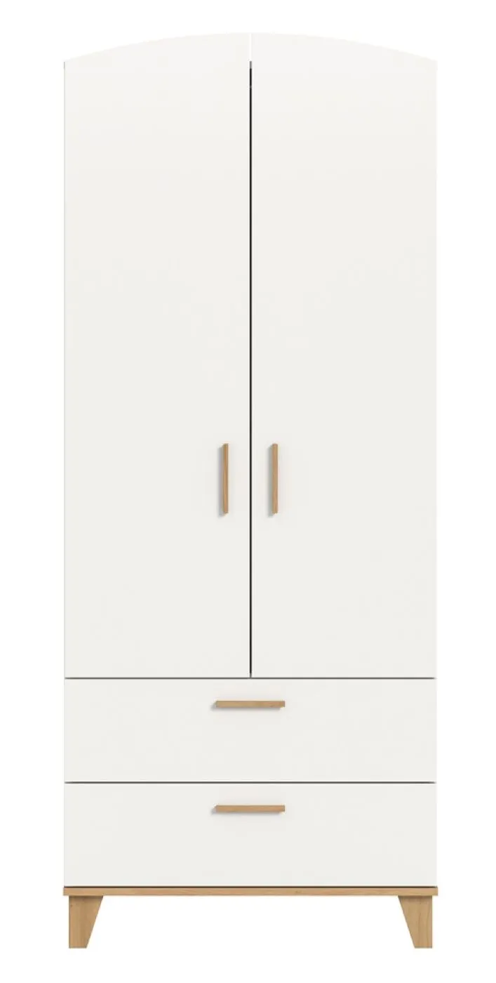 Garderobenschrank Stella | weiß / Artisan Eiche