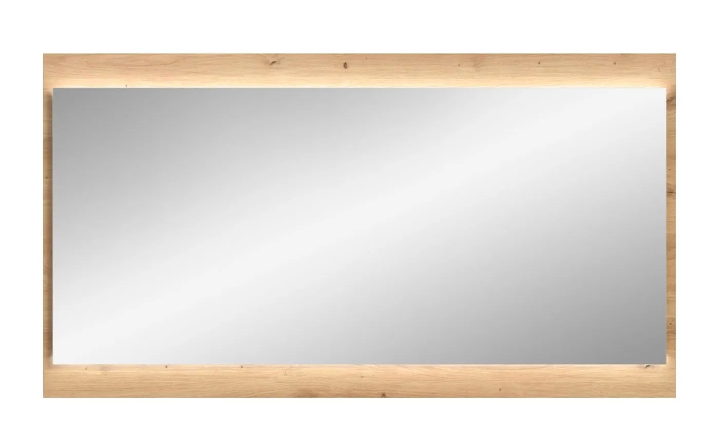 Garderobenspiegel Drive | Artisan Oak inkl. LED Lichtband