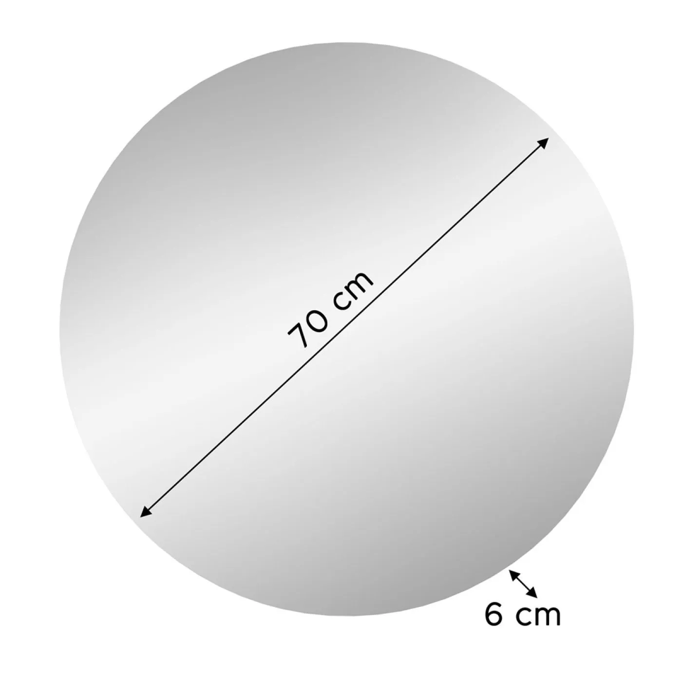 Garderobenspiegel Drive | rund | Artisan Oak