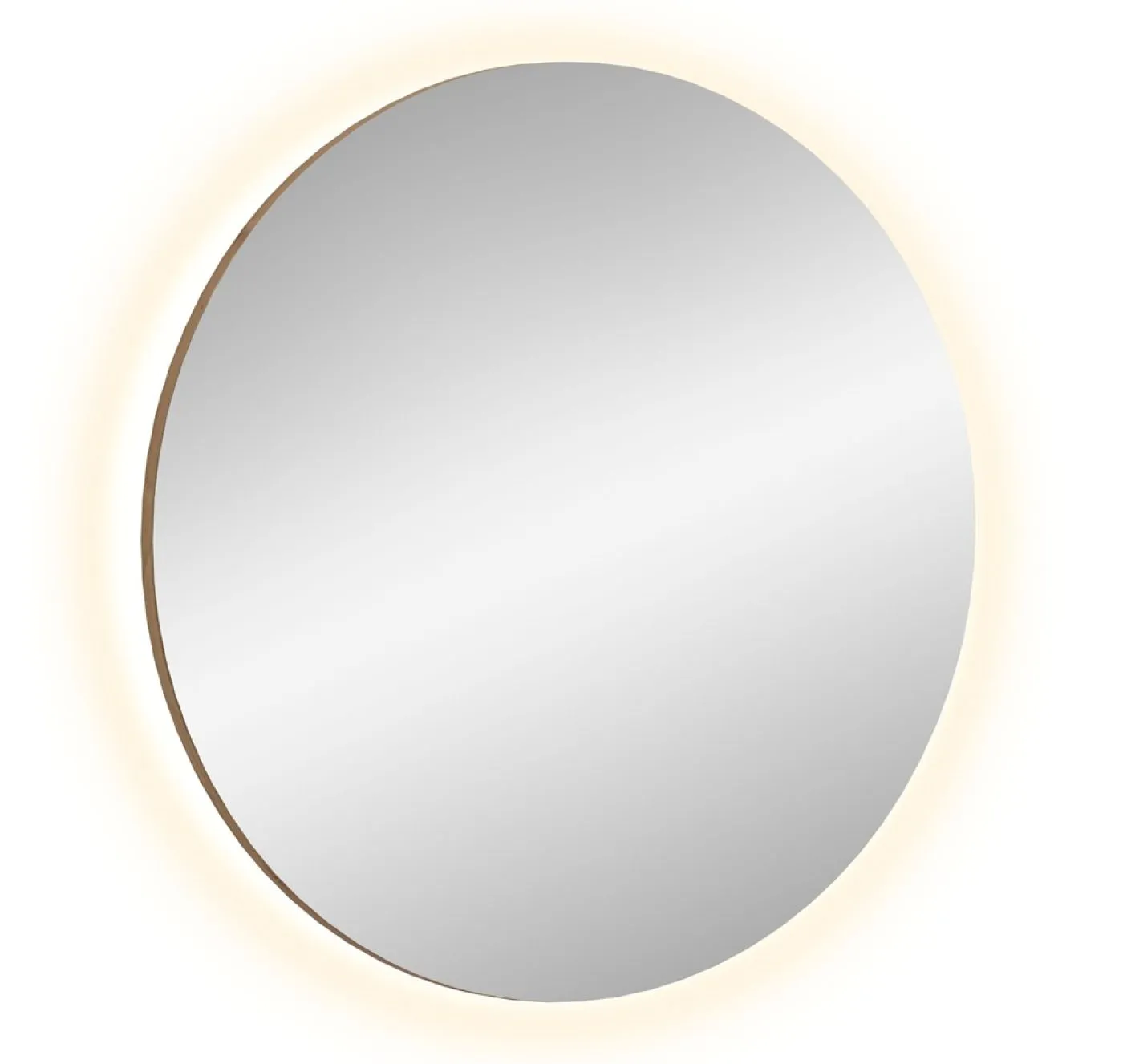 Garderobenspiegel Drive | rund | Artisan Oak inkl. LED Lichtband