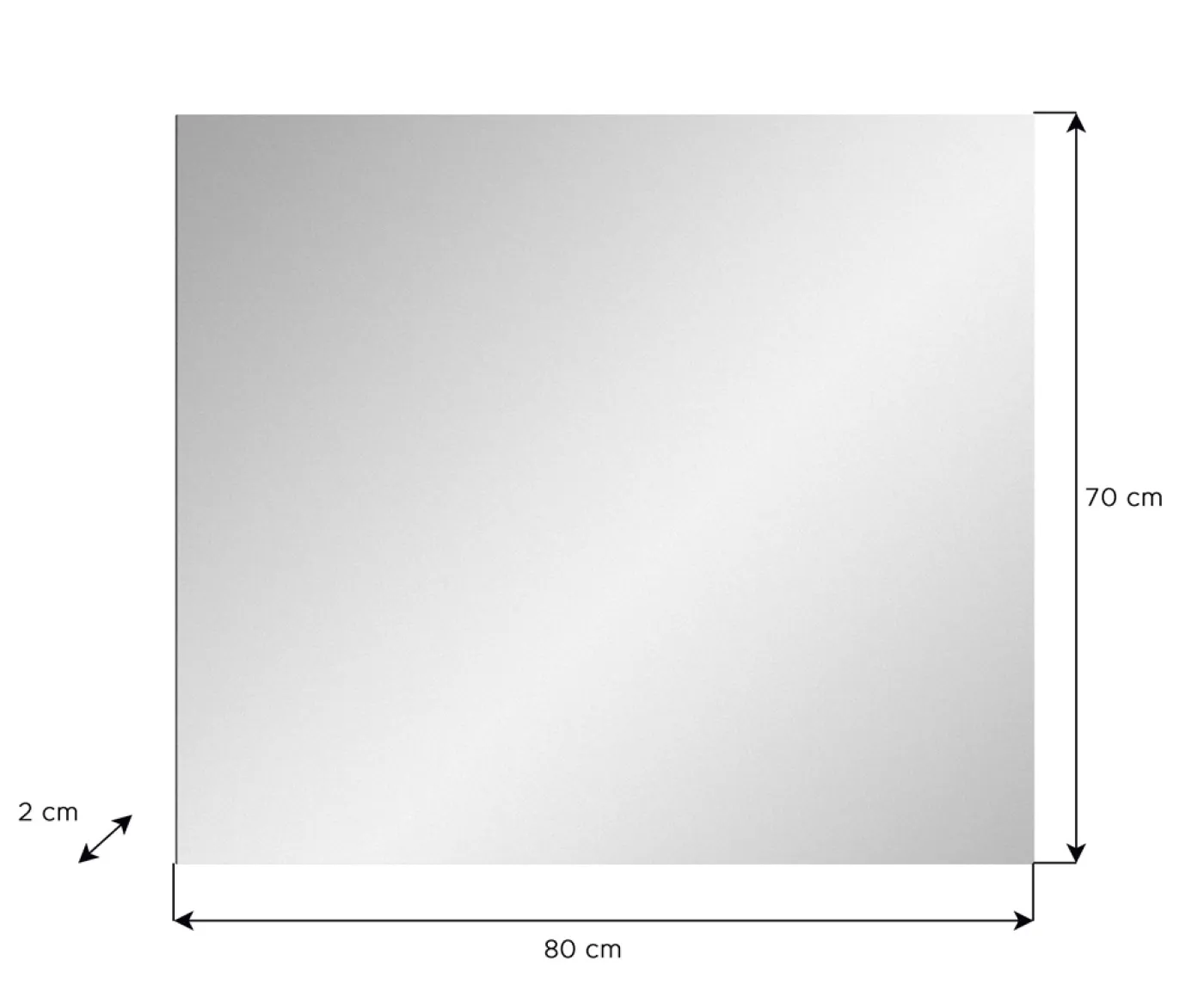 Garderobenspiegel Salsa | rauchsilber