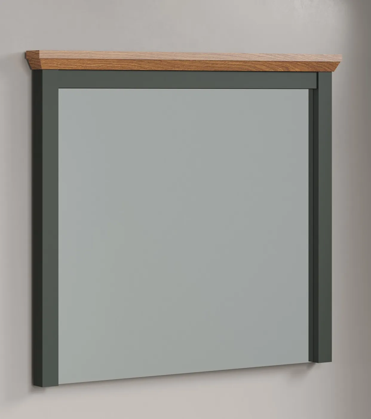 Garderobenspiegel Stanton | Tannengrün / Eiche