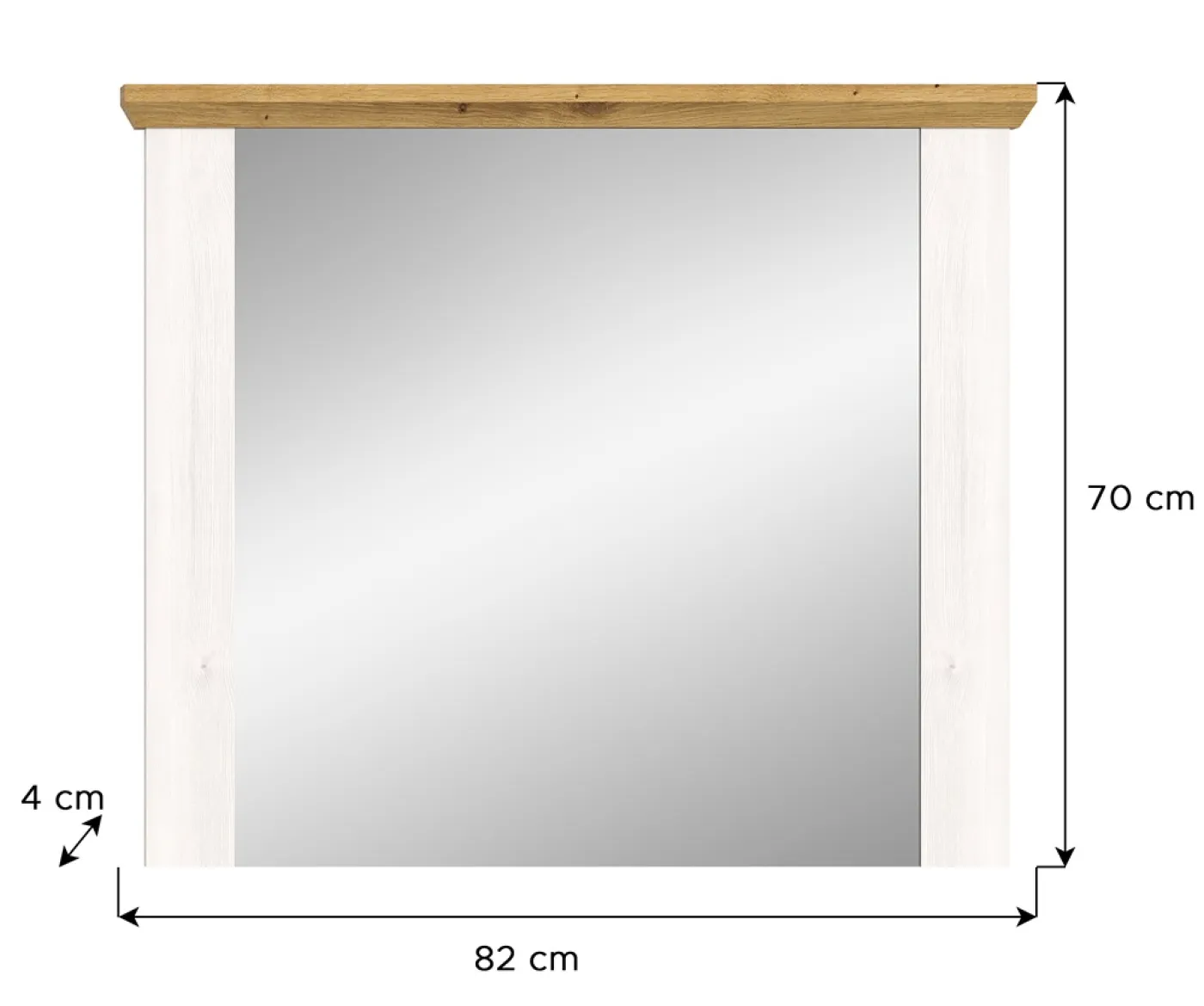 Garderobenspiegel Verona | Lärche Sibiu / Eiche