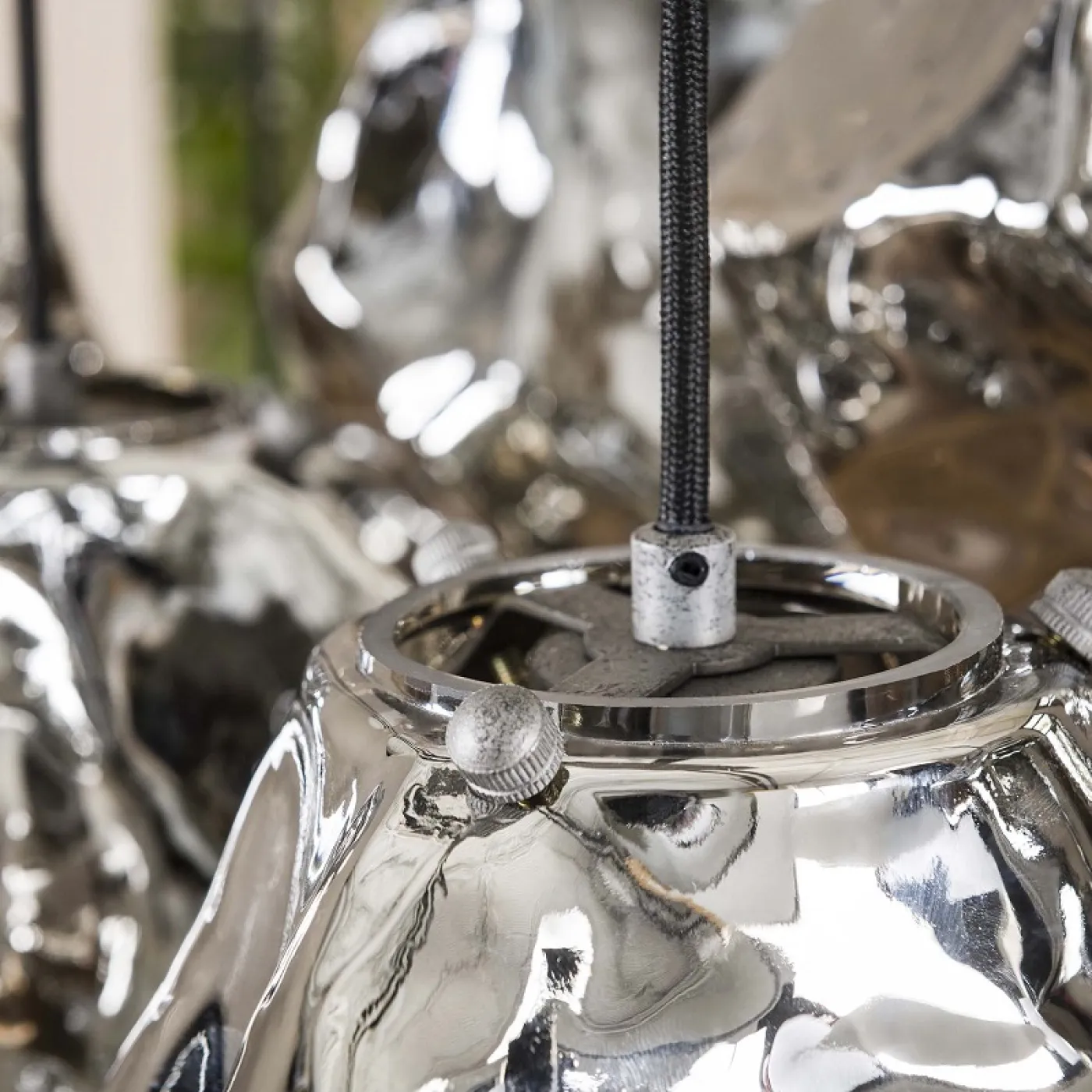 Hängelampe Riza 7 Leuchten | verchromt