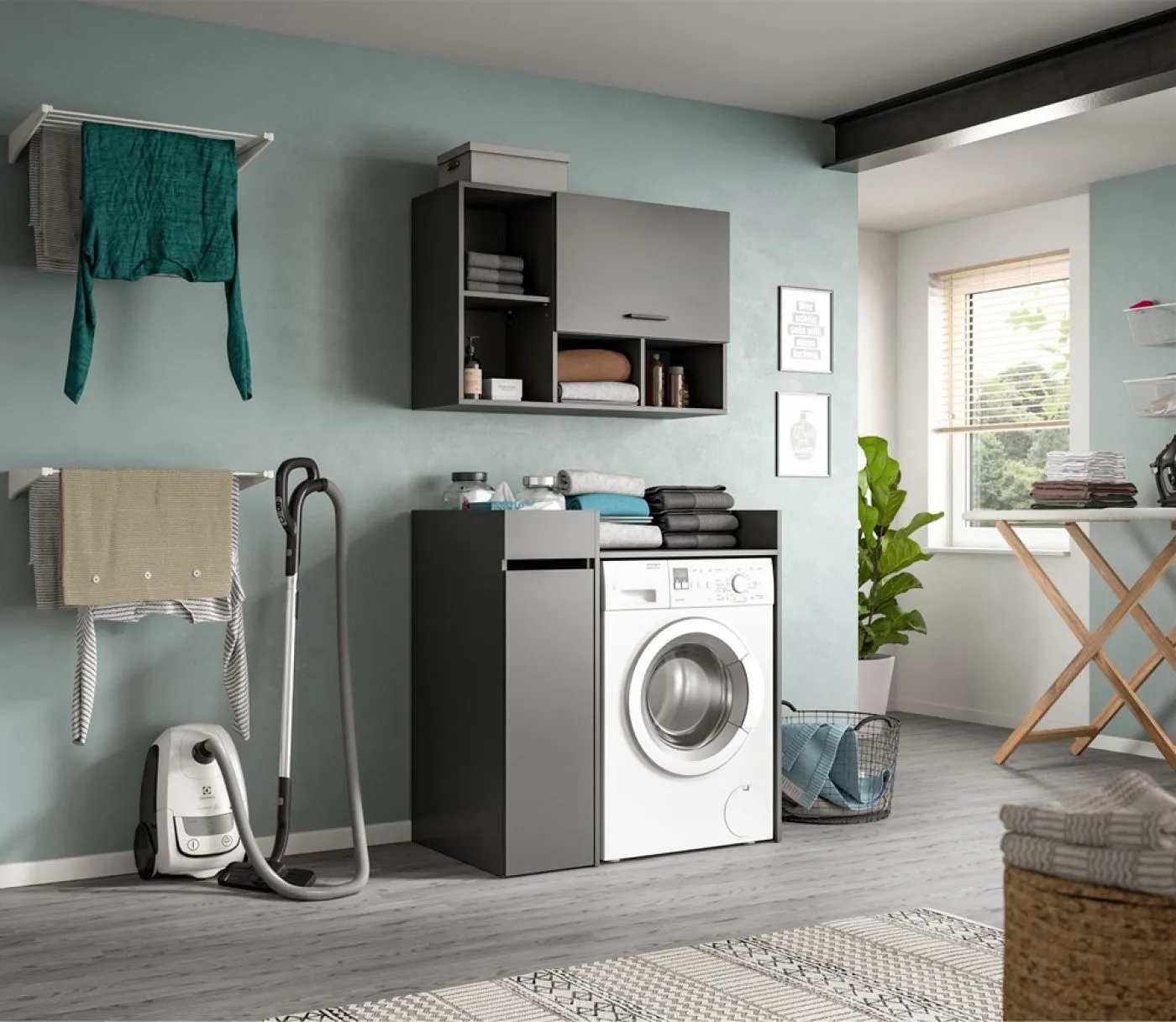 Hängeschrank Free | anthrazit