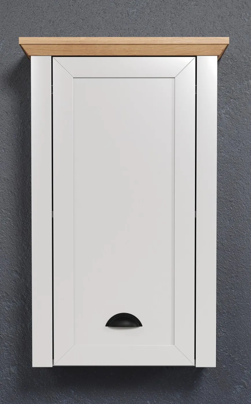 Hängeschrank Landside | Landhausstil | Lichtgrau / Artisan Eiche