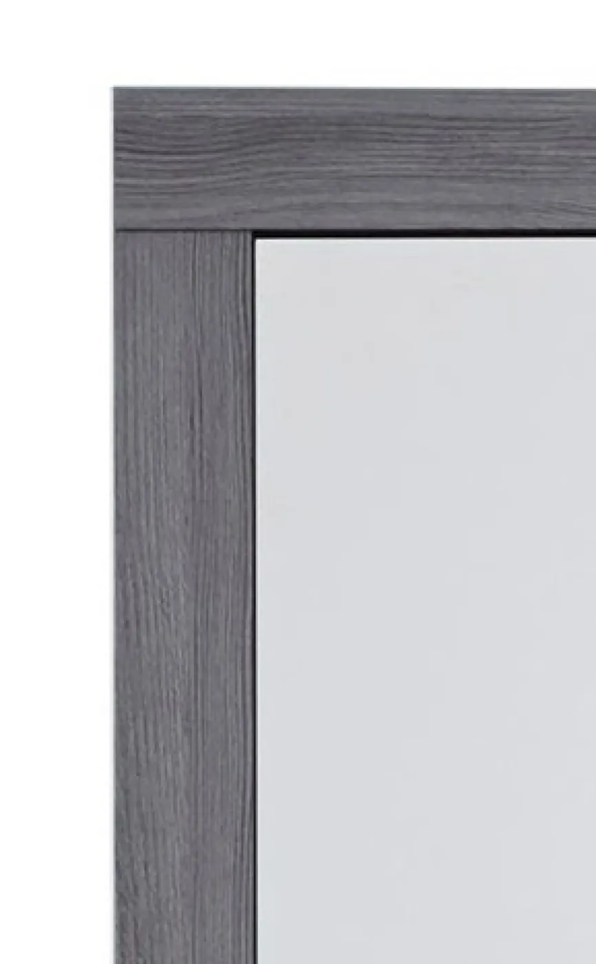 Hängeschrank Miami | weiß / rauchsilber