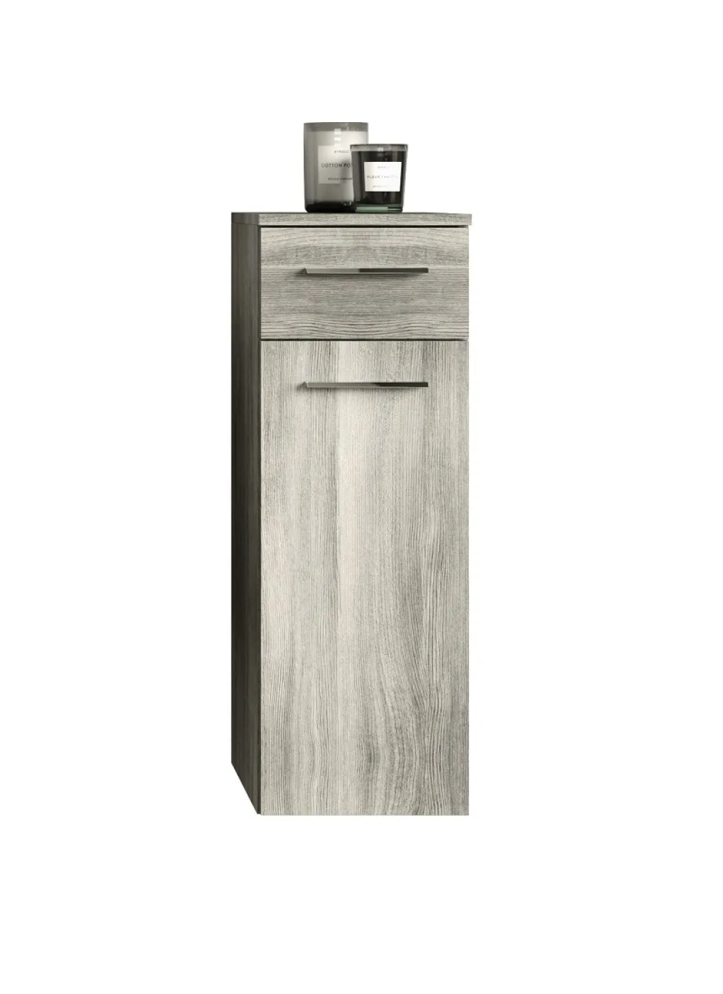 Hängeunterschrank Badschrank York | rauchsilber