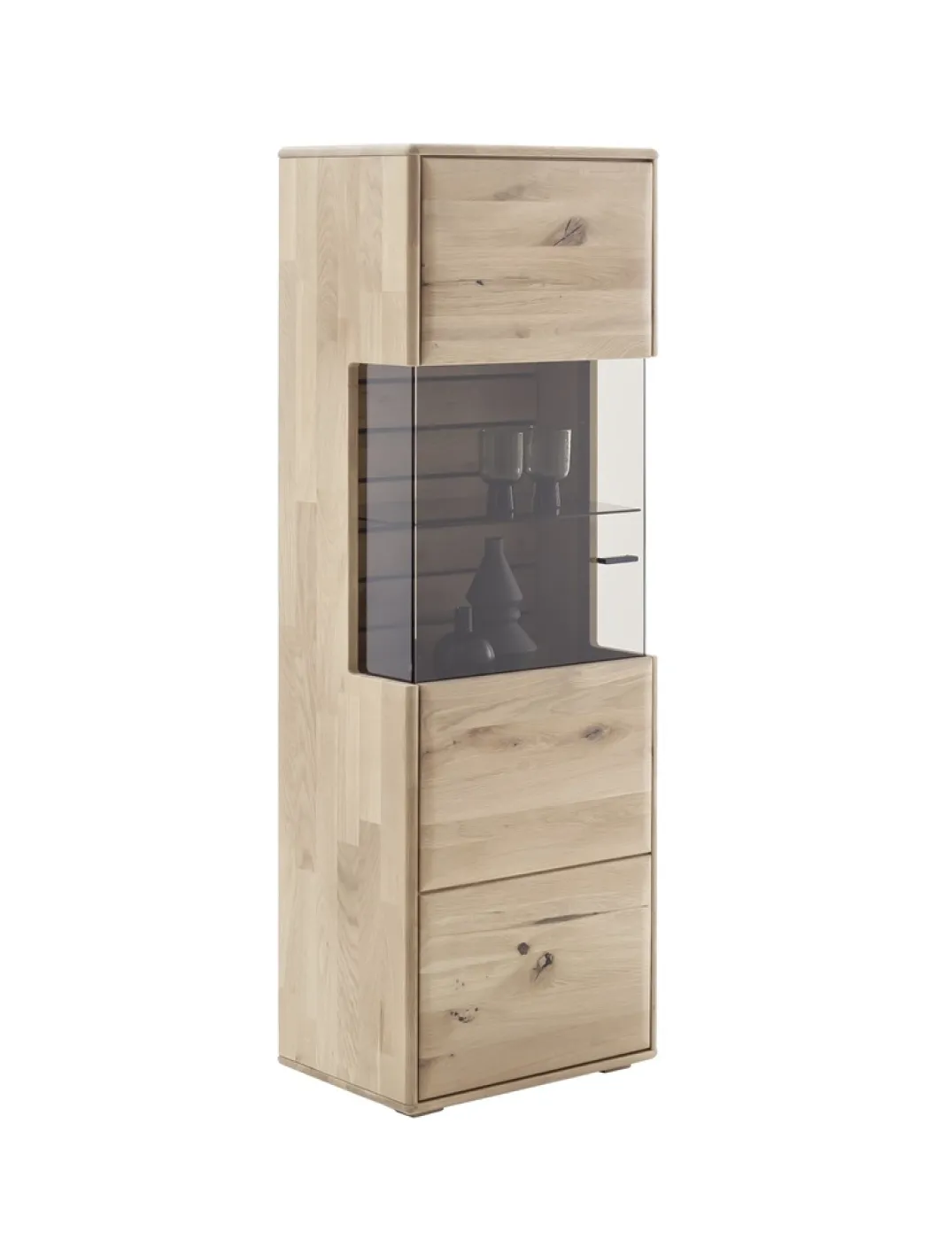 Highboard 2 Girona | Ast / Balkeneiche | optional LED Beleuchtung