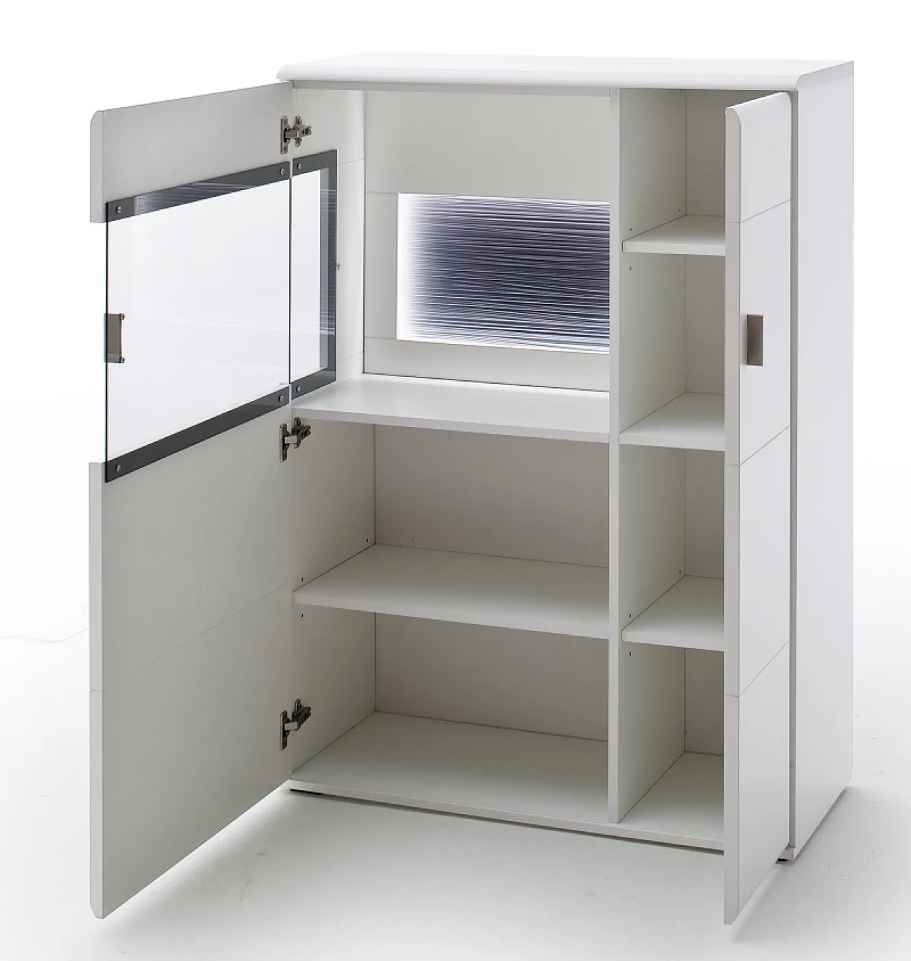 Highboard Amora | weiß matt | ohne Beleuchtung