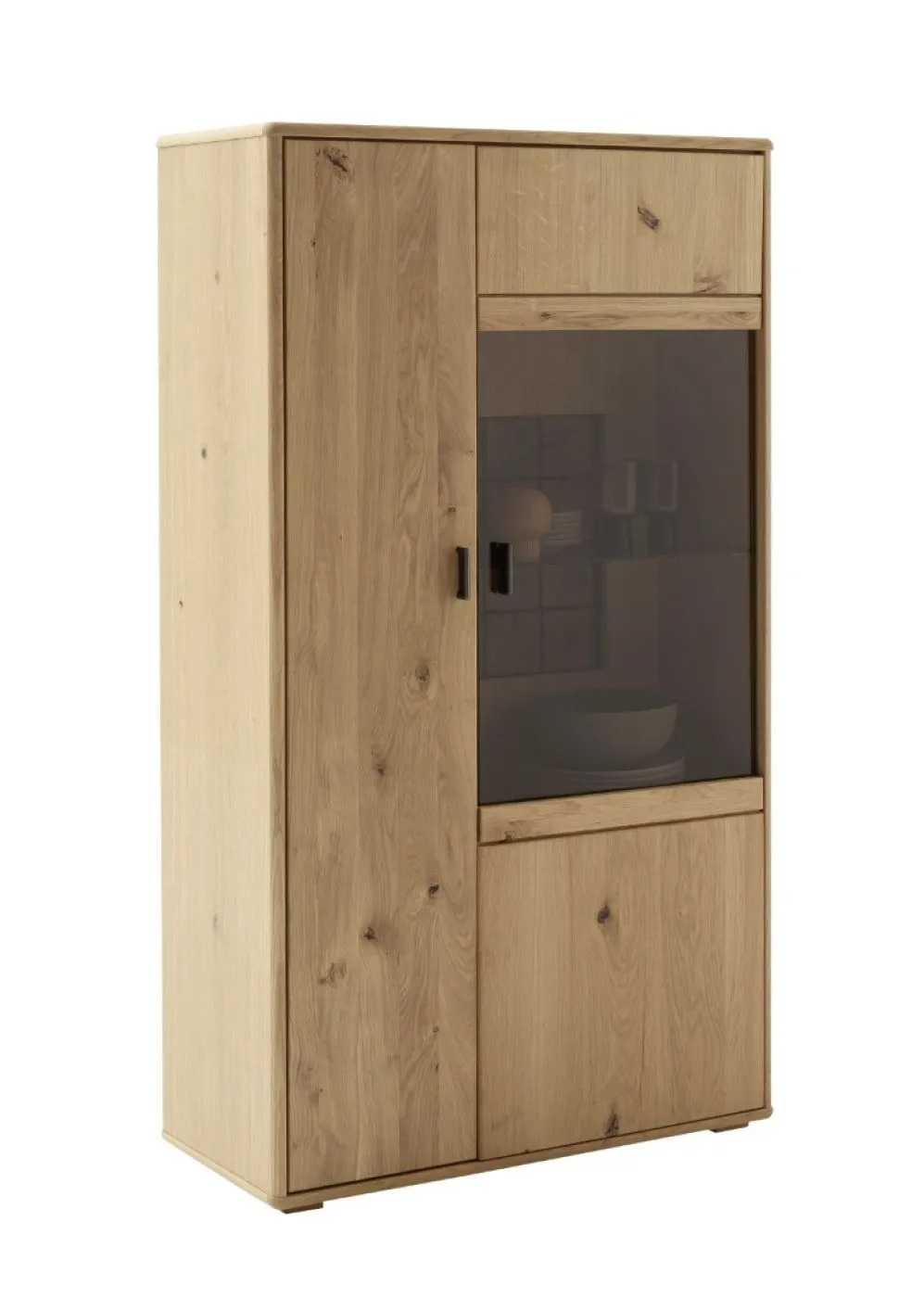 Highboard Freeport 1 | Ast-/ Balkeneiche | ohne Beleuchtung