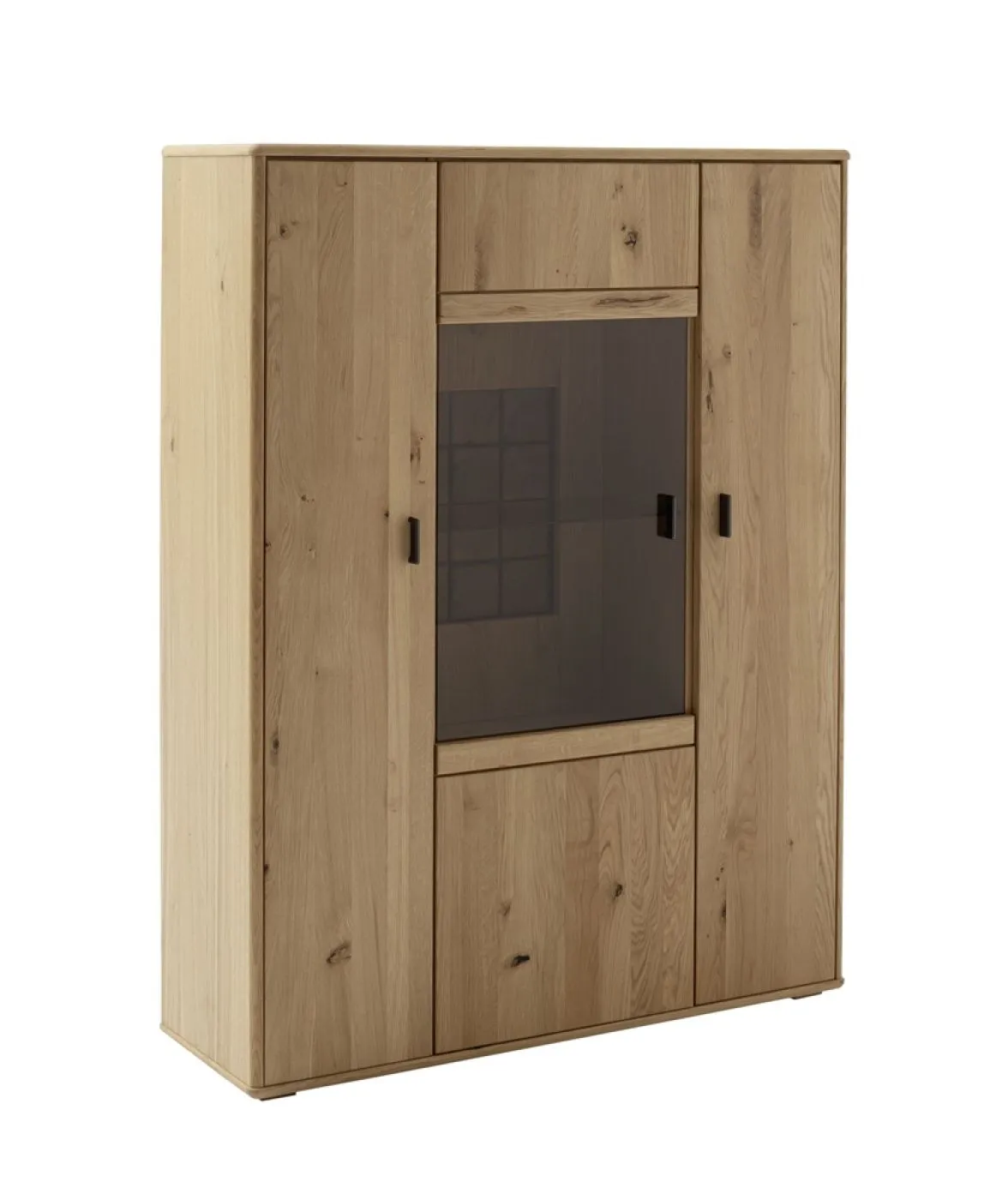 Highboard Freeport | Ast-/Balkeneiche | mit LED Bandbeleuchtung