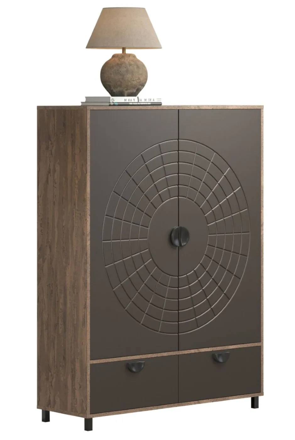 Highboard Fusion | Rostoptik Rusty Flow / Perlbronze