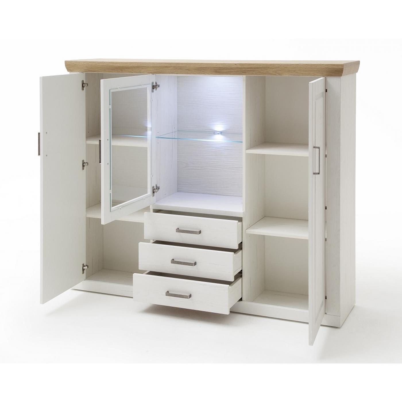 Highboard II Brixen | Landhaus modern | Pinie Aurelio / Grandson Oak