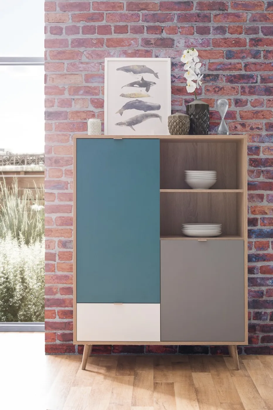 Highboard Kommode Cuba | Skandinavisch