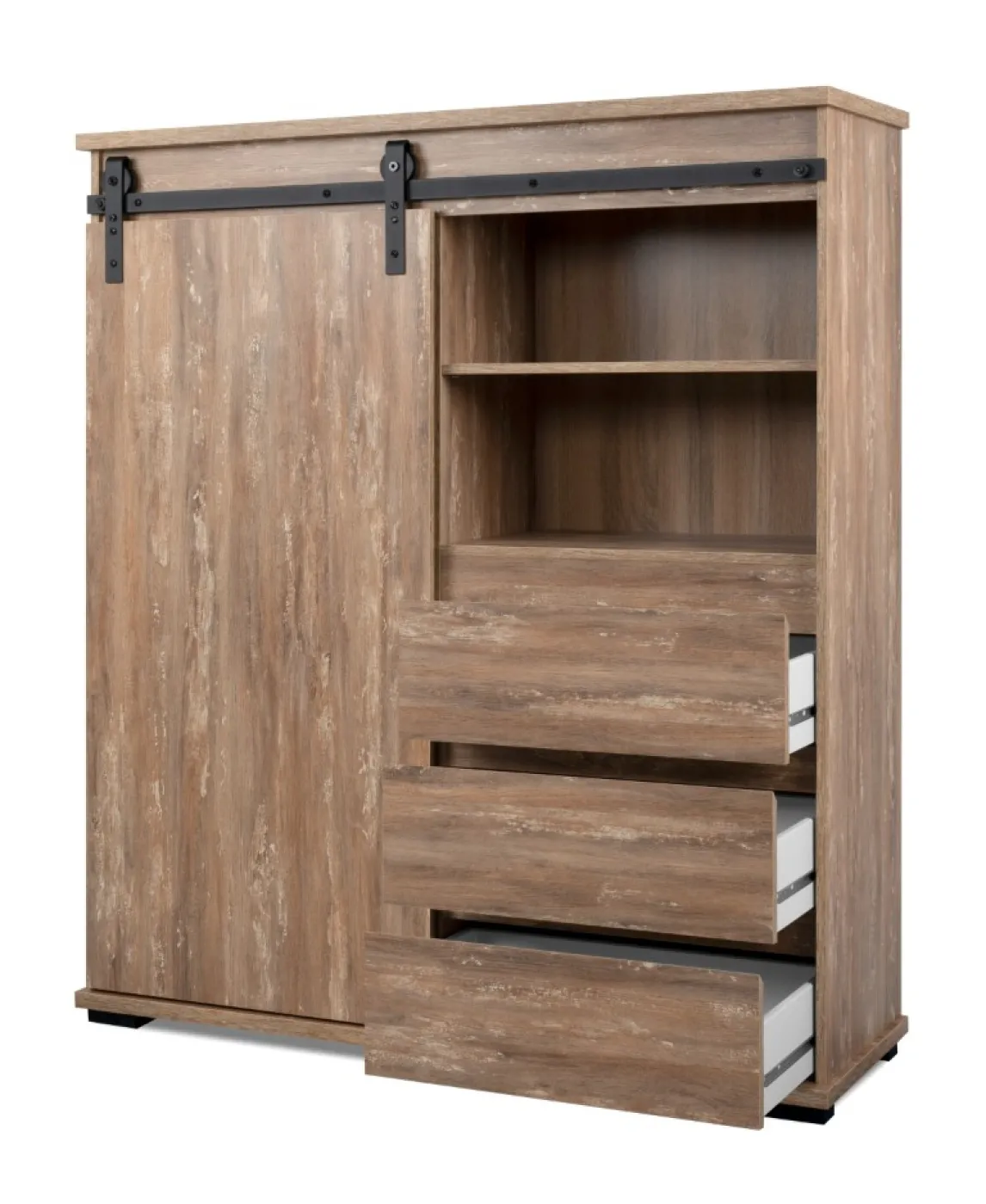 Highboard Kommode Marrakesch | Valhalla Eiche / Milford Kiefer