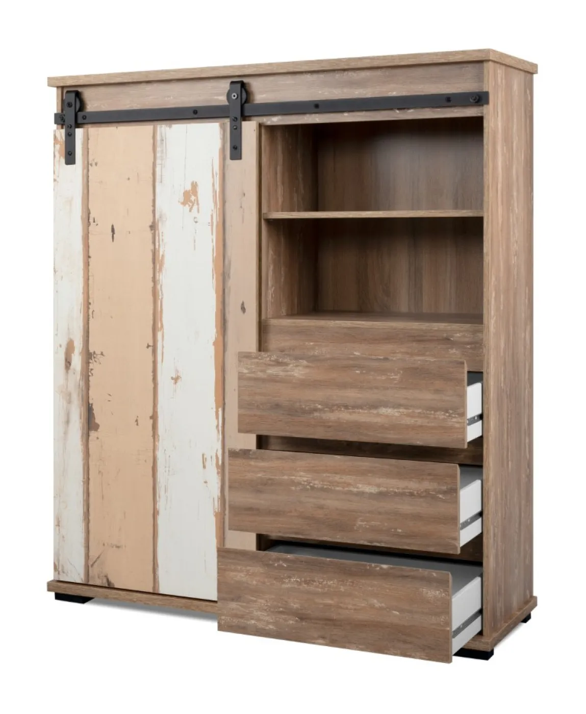 Highboard Kommode Marrakesch | Valhalla Eiche / Milford Kiefer