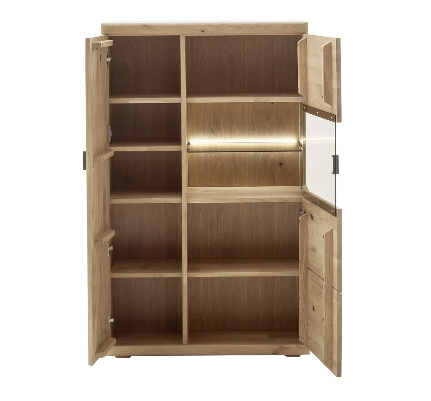 Highboard Palma 2 | Asteiche / Balkeneiche | optional LED Beleuchtung