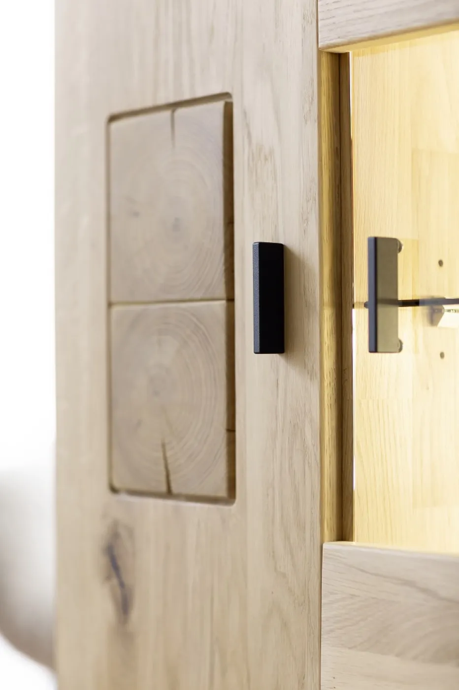 Highboard Palma 2 | Asteiche / Balkeneiche | optional LED Beleuchtung