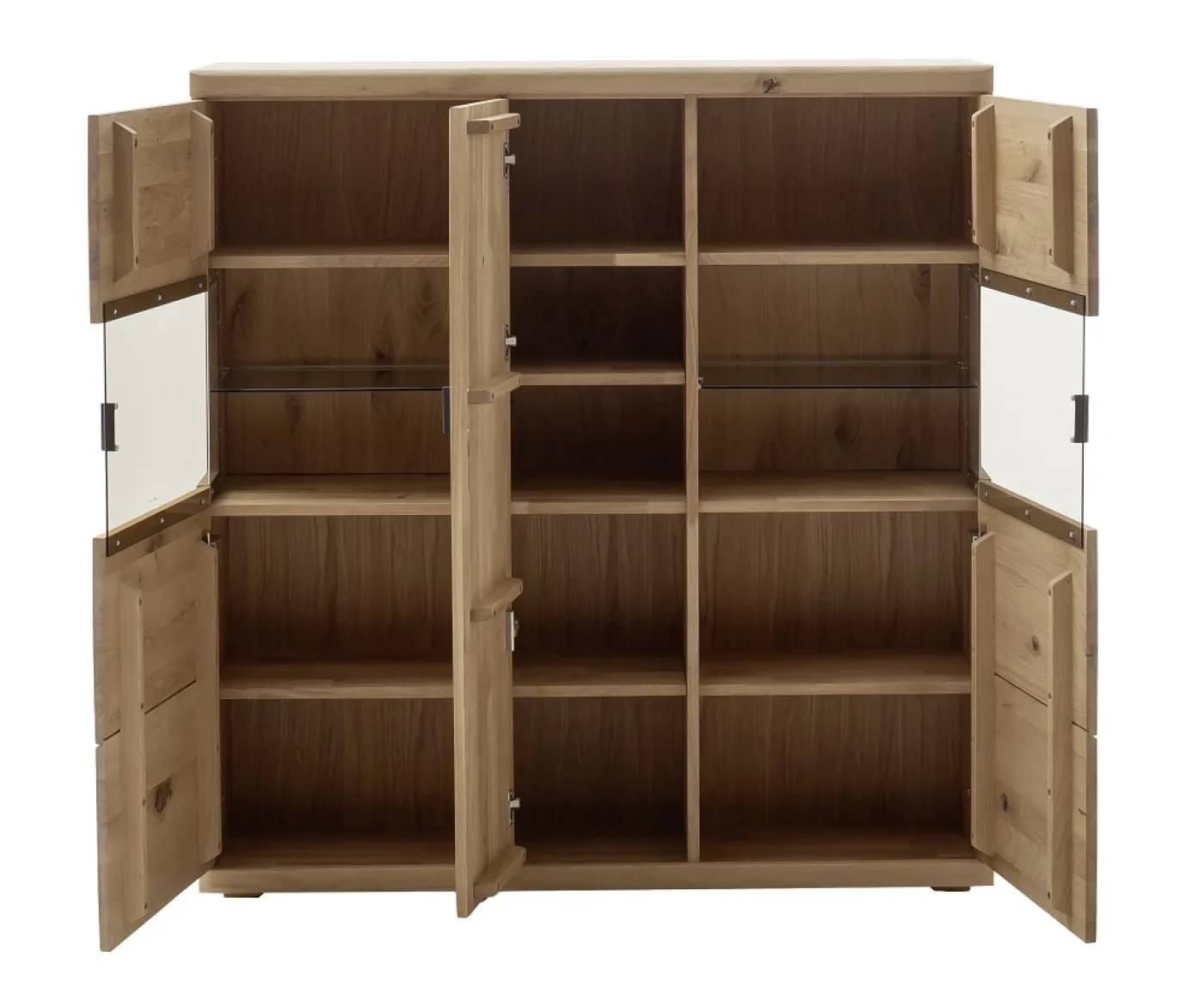 Highboard Palma | Asteiche / Balkeneiche | optional Beleuchtung