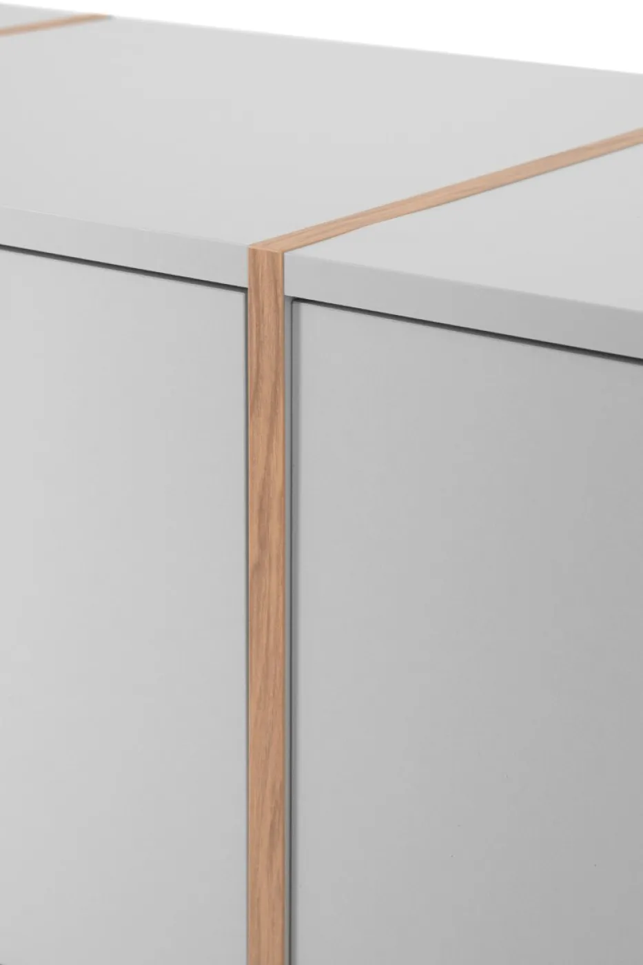 Highboard Sideboard Split | steingrau / Jackson Hickory