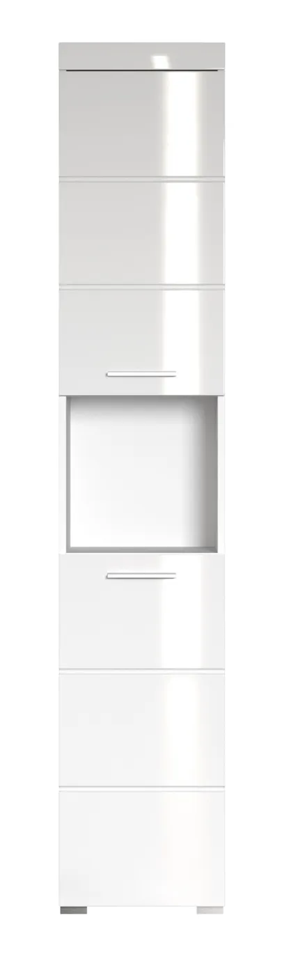 Hochschrank Amanda | weiß Hochglanz