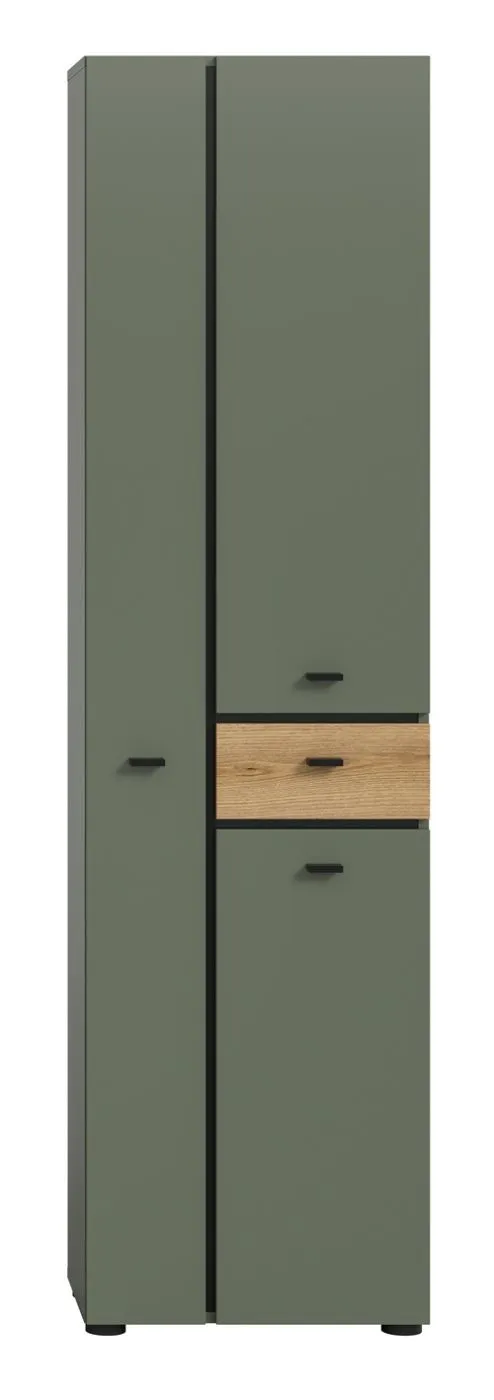 Hochschrank Aqua | Sage Green / Evoke Oak