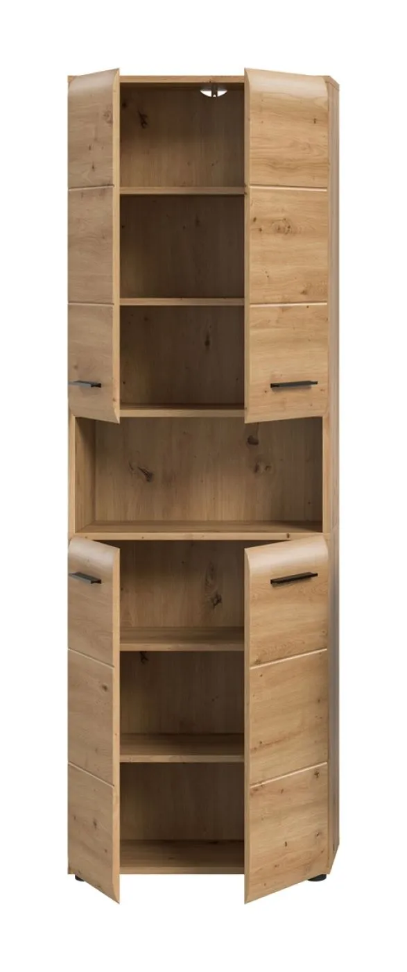 Hochschrank breit Ice | Artisan Oak