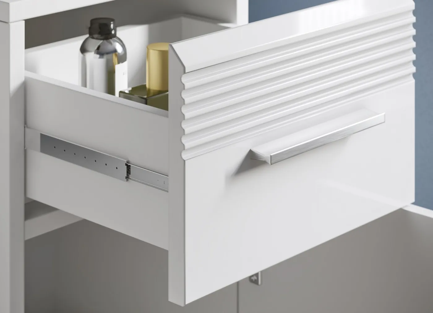 Hochschrank Linus | weiß Hochglanz