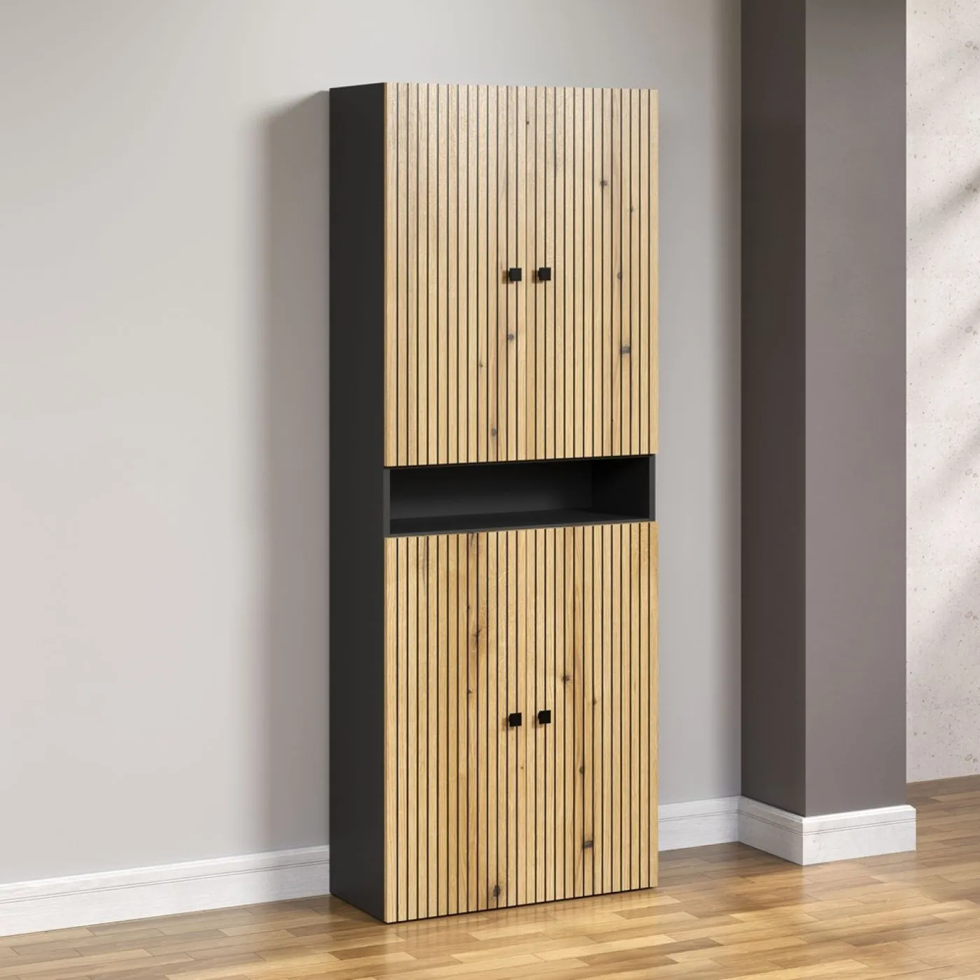 Hochschrank Pure Bliss 1, Evoke Eiche Dekor – Ansicht 4