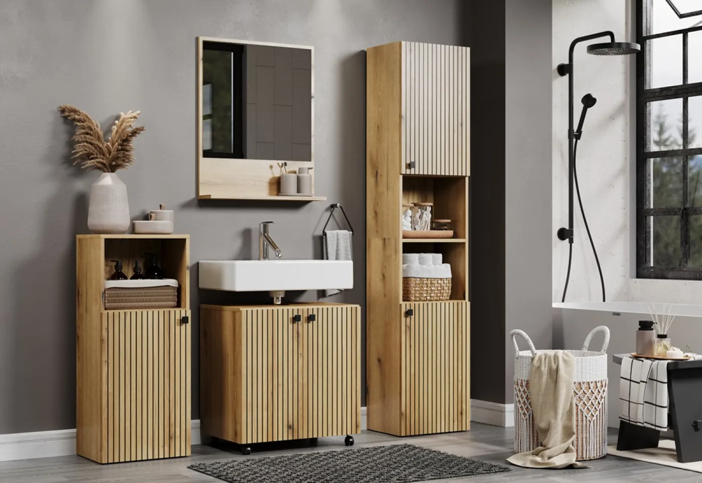 Hochschrank Pure Bliss | Evoke Eiche