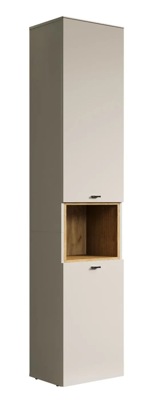 Hochschrank Sao Paulo | Kaschmir / Evoke Eiche