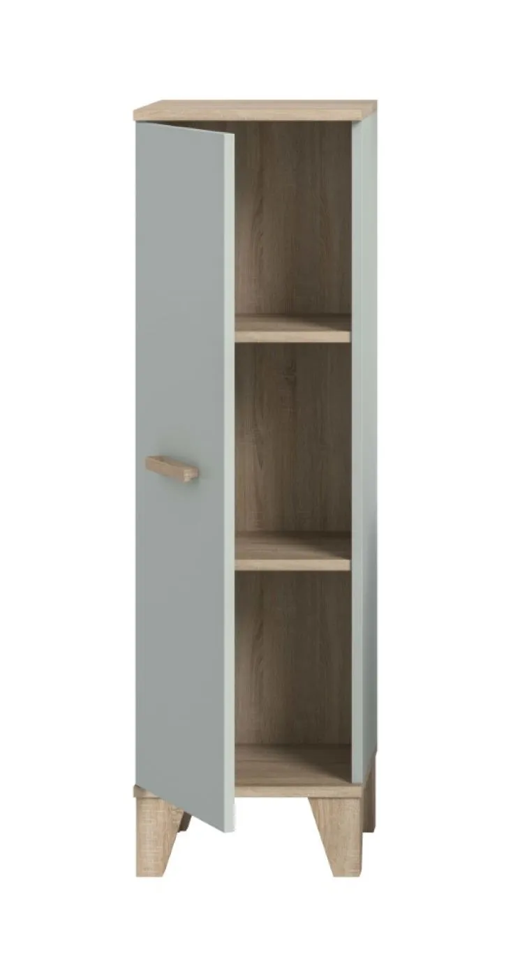 Hochschrank Star | hellgrün / Eiche