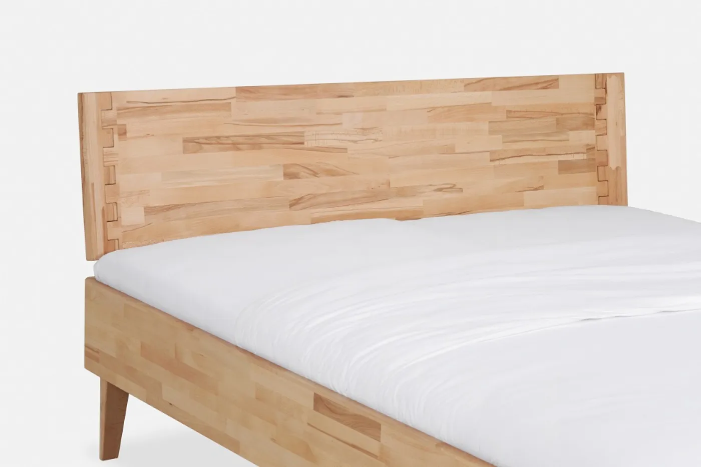 Holzbett massiv Atlanta | Wildeiche honig geölt | 180x220