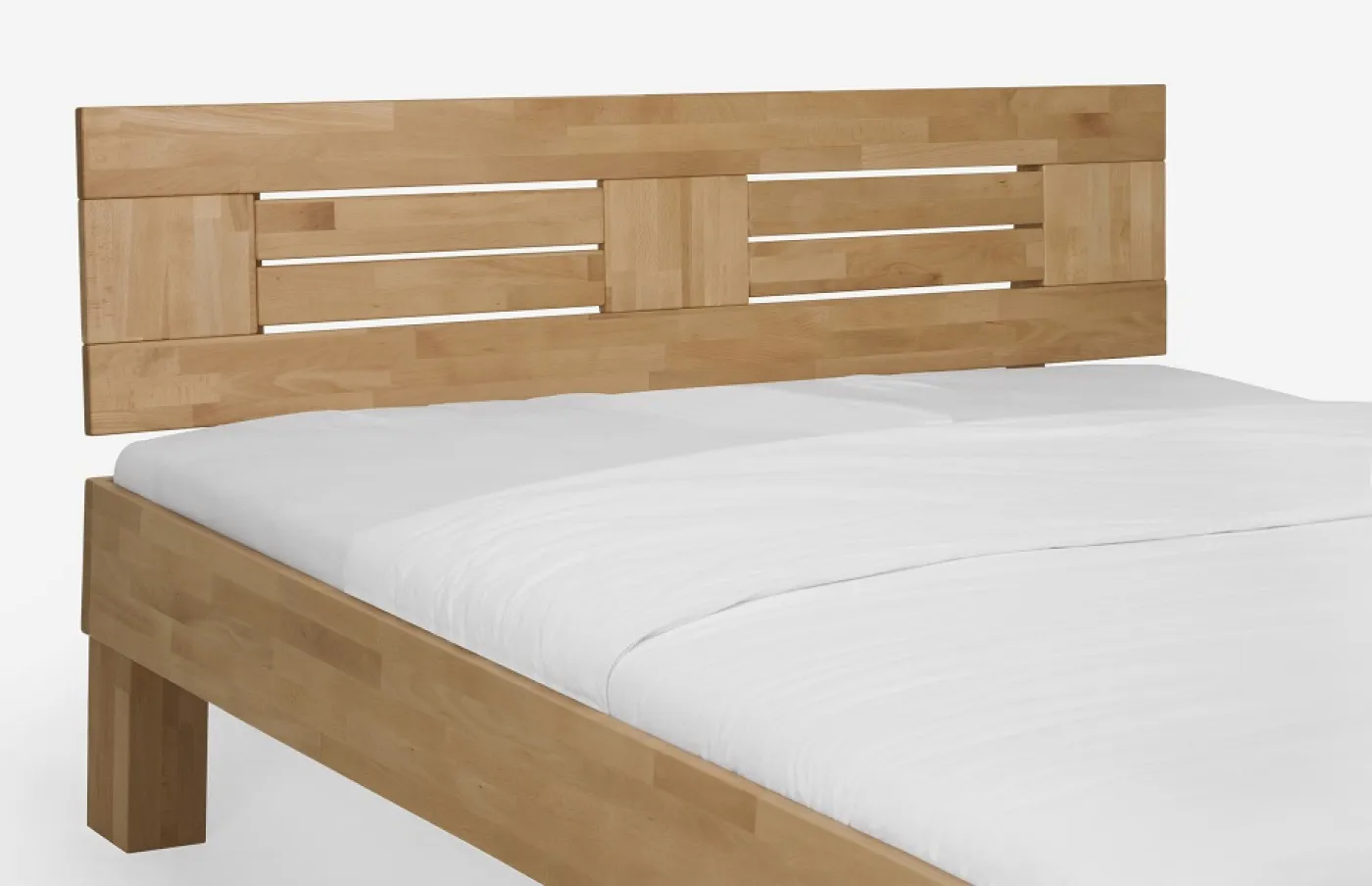 Holzbett massiv Daisy | Buche lackiert | 100x200 | Kopfteil 3