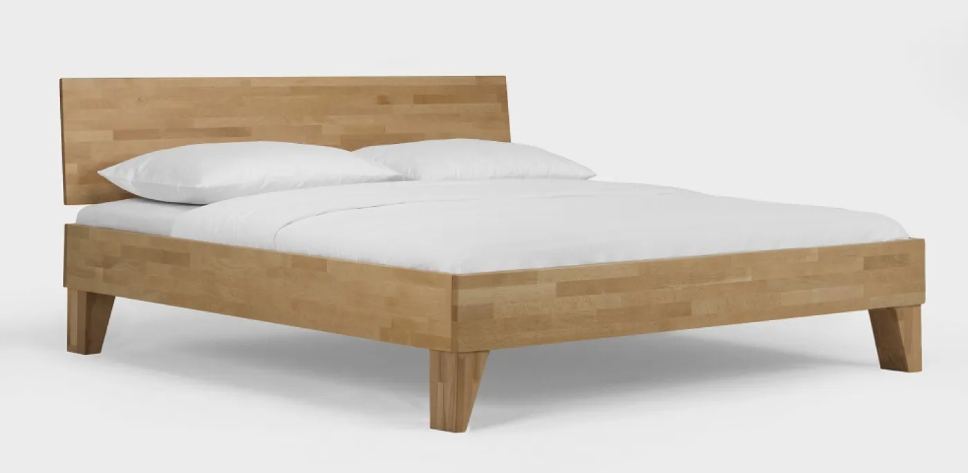 Holzbett massiv Daisy | Buche lackiert | 100x220 | Kopfteil 2