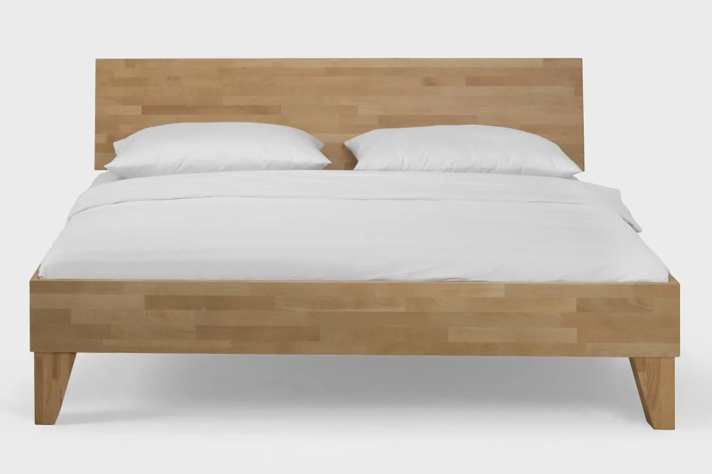 Holzbett massiv Daisy | Buche lackiert | 120x220 | Kopfteil 2