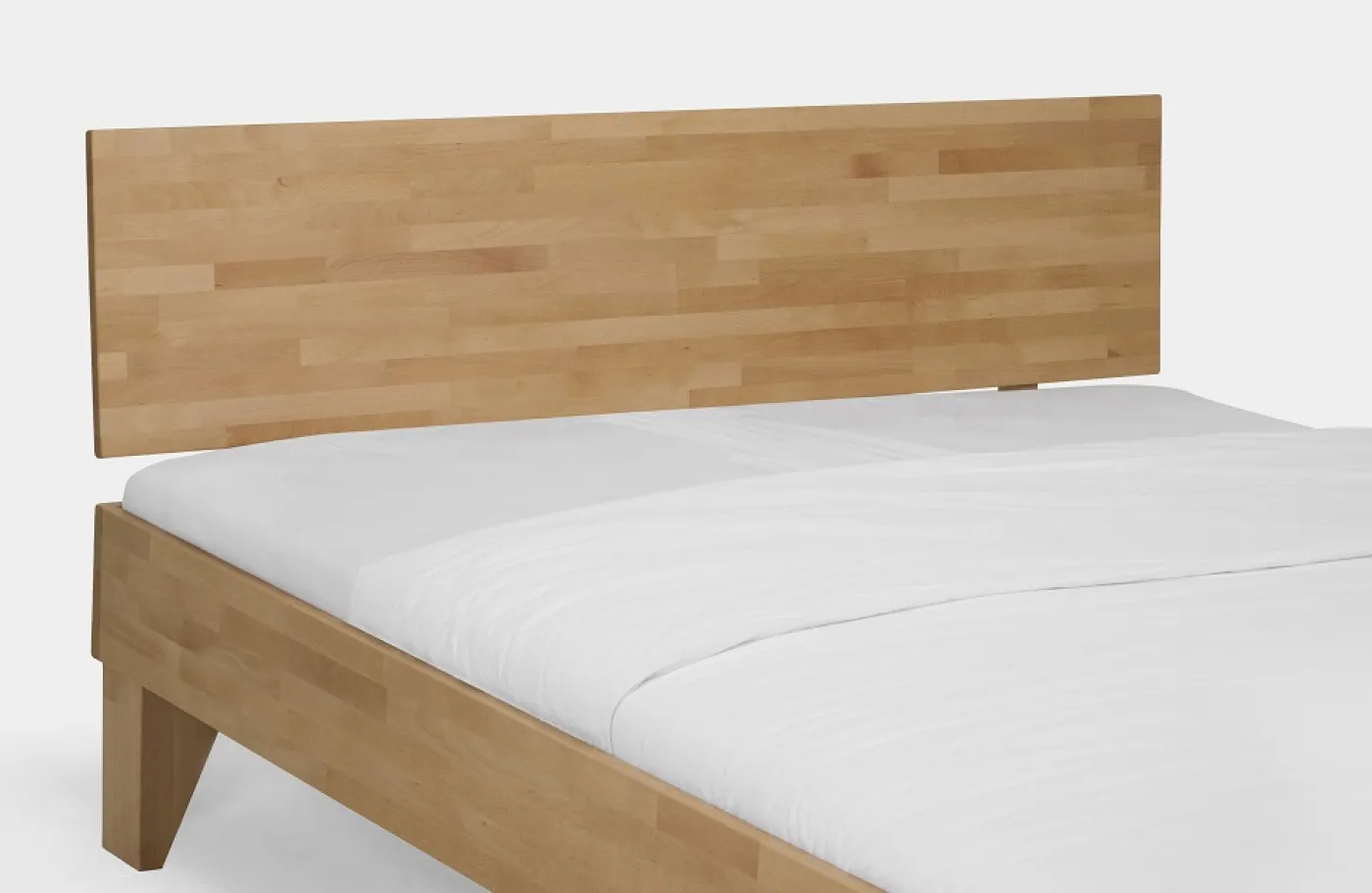 Holzbett massiv Daisy | Buche lackiert | 90x220 | Kopfteil 2
