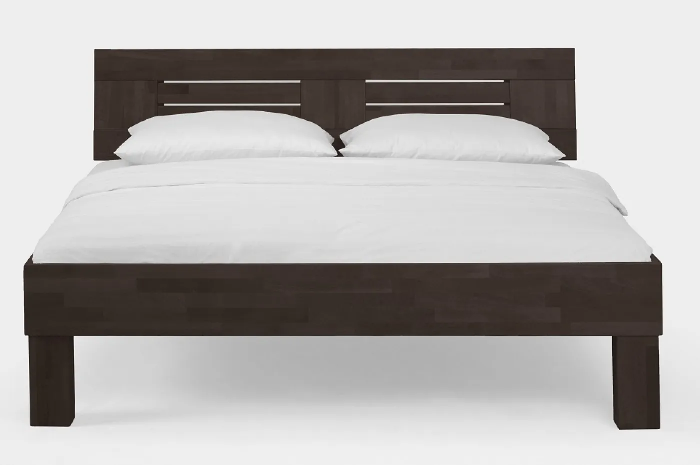 Holzbett massiv Daisy | Buche wenge lackiert | 160x200 | Kopfteil 3