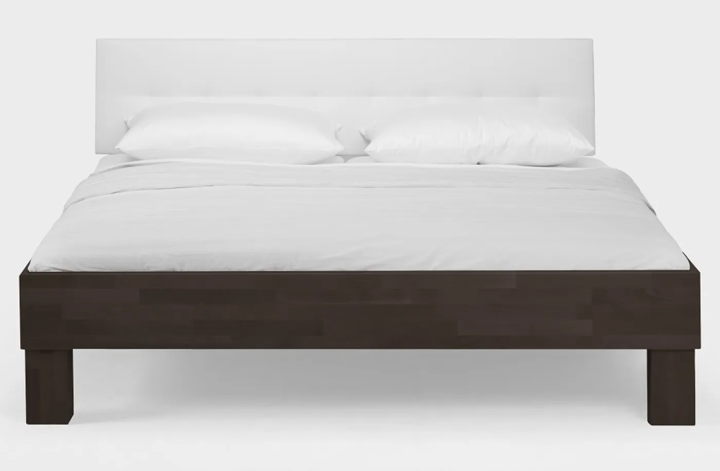 Holzbett massiv Daisy | Buche wenge lackiert | 200x200 | Kopfteil 4